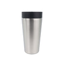 Circular&Co. Made From: Recycled Stainless Steel - 12oz Cup - Uncoated / Ink Black Lid
