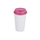 Circular&Co. NOW Reusable Cup - 12oz Chalk & Lotus Pink