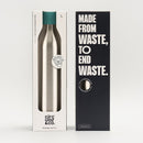 Circular&Co. Reusable 1000ml 100% Leakproof Stainless Steel Large Bottle - Aquamarine Green