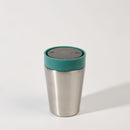 Circular&Co. Reusable 8oz 100% Leakproof Stainless Steel Cup Small - Aquamarine Green