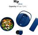Hip Reusable Clutch Box with Cutlery : Navy