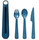 Hip with Purpose Reusable Silicone Cutlery holder with Ocean Bound Cutlery - Jade