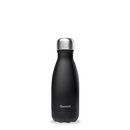 Qwetch Small Insulated Reusable Bottle Matt Black - 260ml