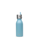 Qwetch Small Reusable Bottle - Sports Lid 350ml Steel Blue