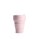 Stojo Brooklyn 8oz Collapsible Reusable Cup: Carnation Pink