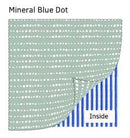 GoodToBee Reusable Face Mask - Mineral Blue Dot