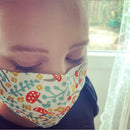 GoodToBee Reusable Face Mask - Red Dot - medium Women/Teens