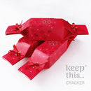 Reusable Christmas Crackers: Red Jewel