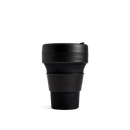 Stojo Brooklyn Pocket 12oz Collapsible Reusable Cup: Ink Black