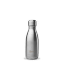 Qwetch Small Reusable Bottle - Brushed Steel