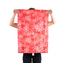 Wrag Wrap Reusable Reversible Crackle Wrap: Christmas Frost