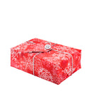 Wrag Wrap Reusable Reversible Crackle Wrap: Christmas Frost