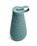 Stojo Collapsible Reusable Bottle 20oz: Eucalyptus