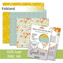 GoodToBee Reusable VEGAN Food Wraps - Everyday Pack (Set of 3) Folkland