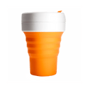 Stojo Pocket 12oz Collapsible Reusable Cup: Orange