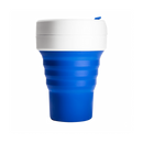 Stojo Pocket 12oz Collapsible Reusable Cup: Blue