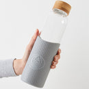 Glass Reusable Bottle: Forever Young Grey