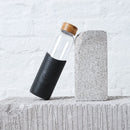 Glass Reusable Bottle: Rock Star Black