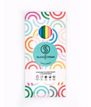 The Silicone Straw Company Reusable Silicone Straws x 8 with straw brush - Rainbow
