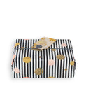 Wrag Wrap Reusable Reversible Crackle Wrap: Stag & Stripes