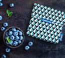 Snack 'n' Go Reusable Snack Bag: Tiles Blue