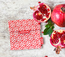 Snack 'n' Go Reusable Snack Bag: Tiles Red