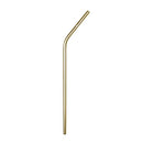Qwetch Gold Stainless Steel Reusable Drinking Straw with bend