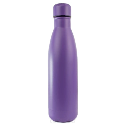 Insulated Reusable Stainless Steel Bottle 500ml - Dark Purple
