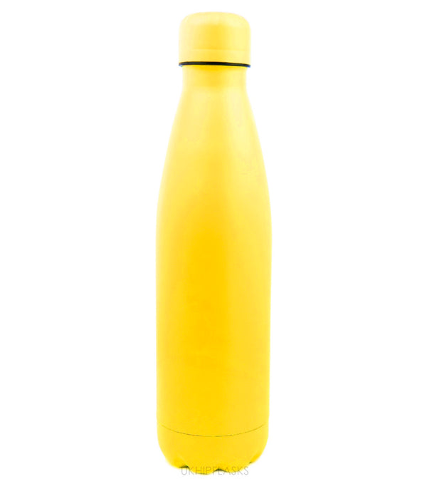 Insulated Reusable Stainless Steel Bottle 500ml - Yellow