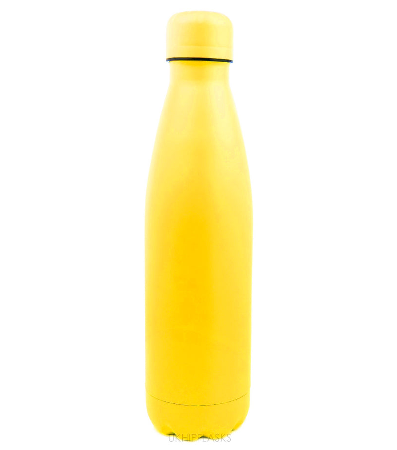 Insulated Reusable Stainless Steel Bottle 500ml - Yellow