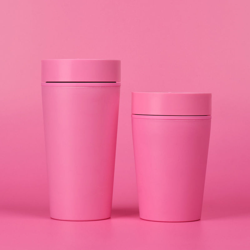 Circular&Co. Reusable Coffee Cup – Made From Bubblegum 8oz & 12oz
