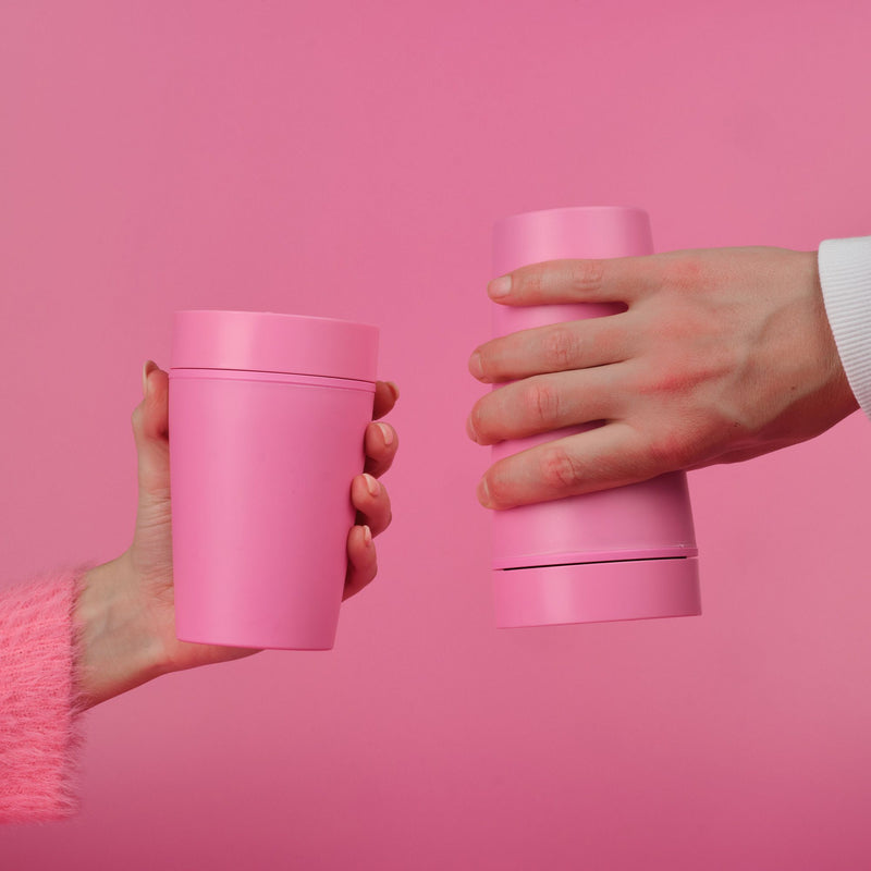 Circular&Co. Reusable Coffee Cup – Made From Bubblegum 8oz & 12oz