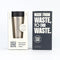 Circular&Co. Made From: Recycled Stainless Steel - 12oz Cup - Uncoated / Ink Black Lid