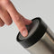 Circular&Co. Made From: Recycled Stainless Steel - 12oz Cup - Uncoated / Ink Black Lid