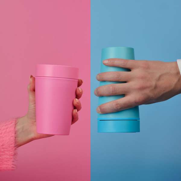 Circular&Co. Reusable Coffee Cup – Made From Bubblegum 8oz & 12oz