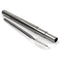 Collapsible reusable Stainless steel Straw with Capsule case - Red