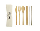 REGN Reusable Bamboo Travel Cutlery Set