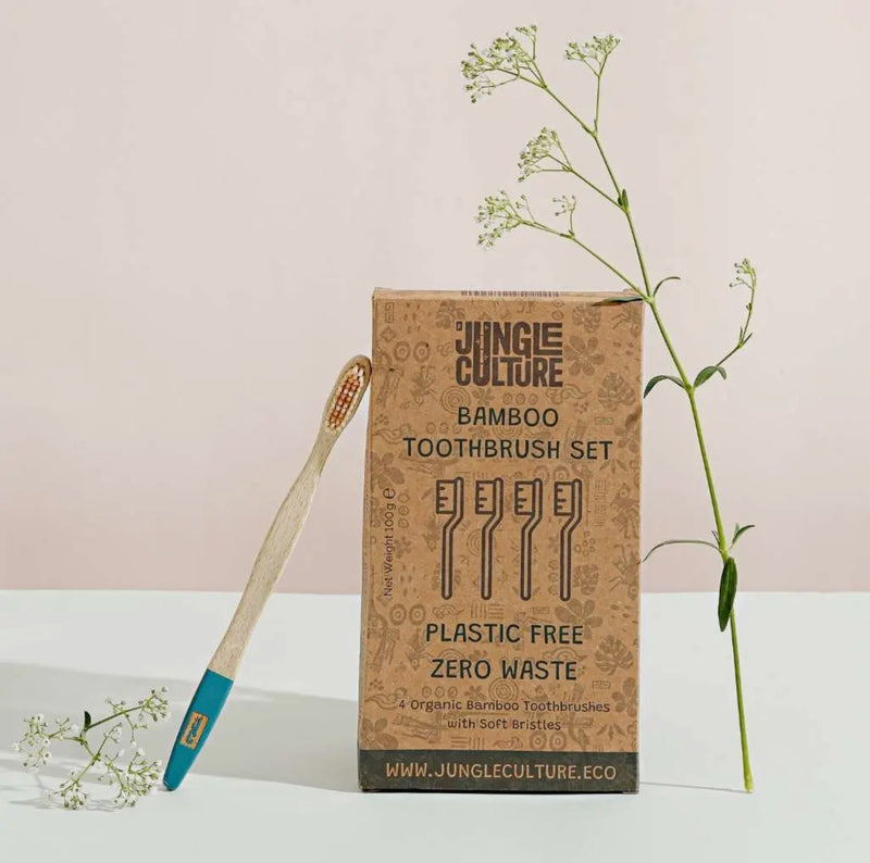 Jungle Culture Reusable Bamboo Eco-Friendly Toothbrush