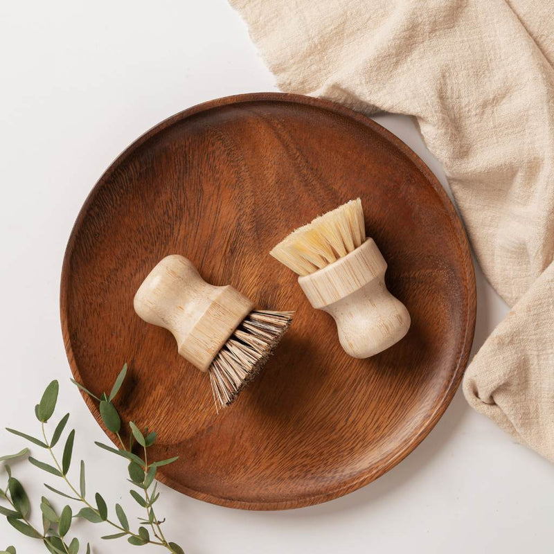 Jungle Culture Bamboo Dish Brushes | Bamboo Brushes Soft/firm Bristles