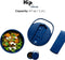 Hip Reusable Clutch Box with Cutlery : Navy