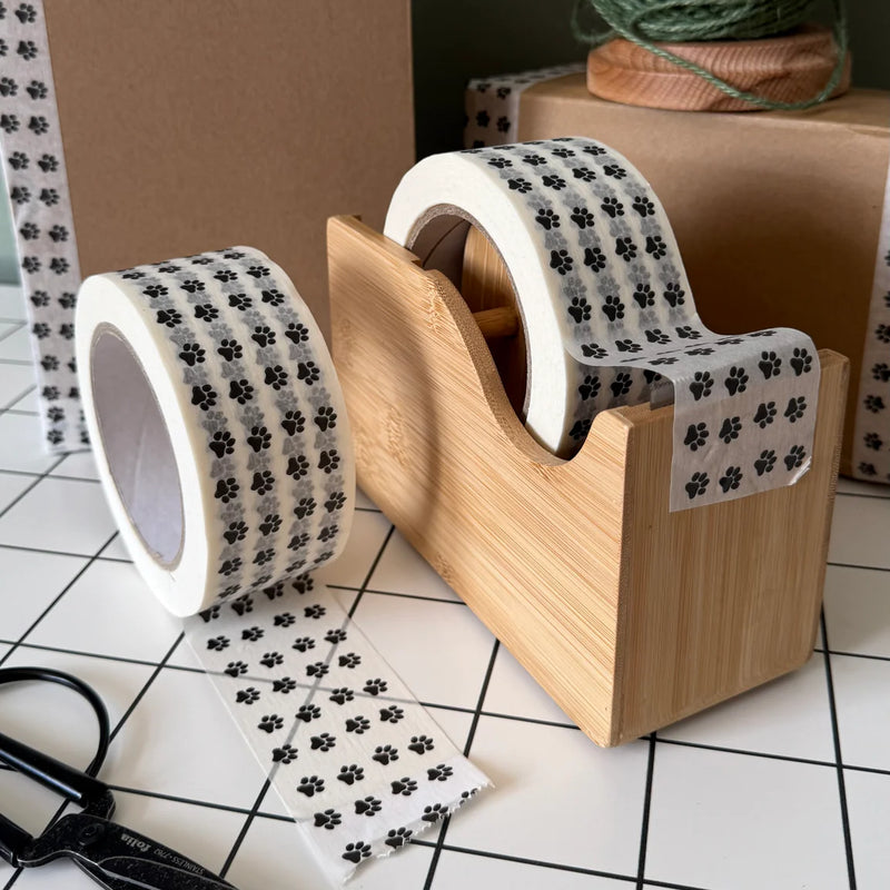 Cascayde 50m Paper Tape - Paw Print (48mm wide)