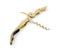 Carbon Steel Wine/Bottle Opener Seahorse head - Gold