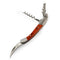 Stainless Steel Wine/Bottle Opener Seahorse head - Silver with Wood