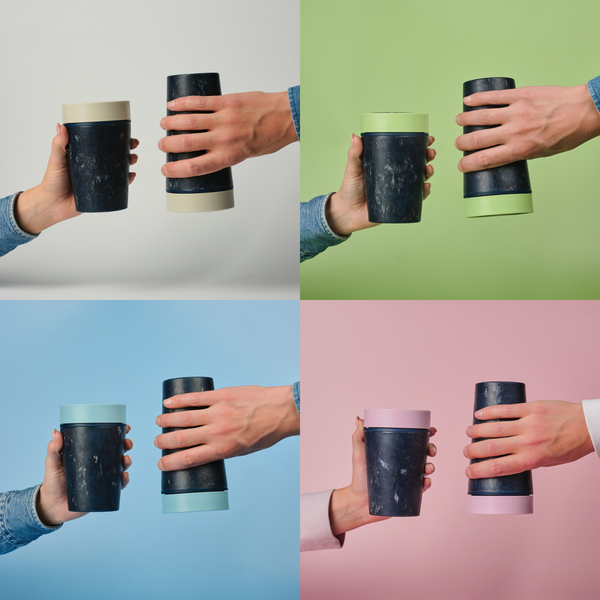 Circular&Co. Reusable Coffee Cup – Made From Fabric Waste | 8oz & 12oz