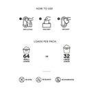 Zero Waste Club Laundry Detergent Sheets - Pack of 64 (Plastic-Free)