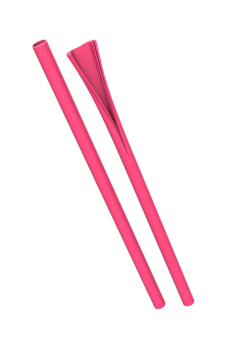 Hip Squeaky Clean Silicon Reusable Straws - BRIGHTS