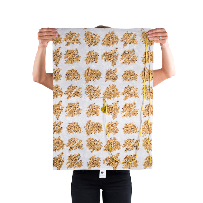 Wrag Wrap Reusable Reversible Crackle Wrap: Glitter