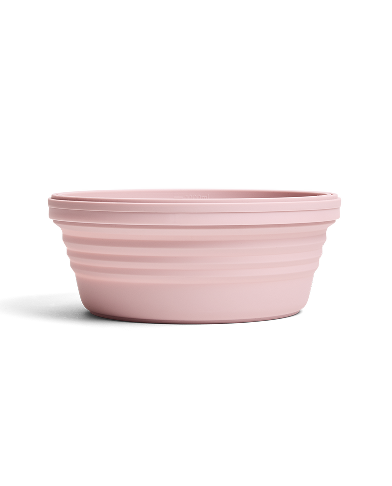 Stojo Collapsible Reusable Bowl: Carnation Pink