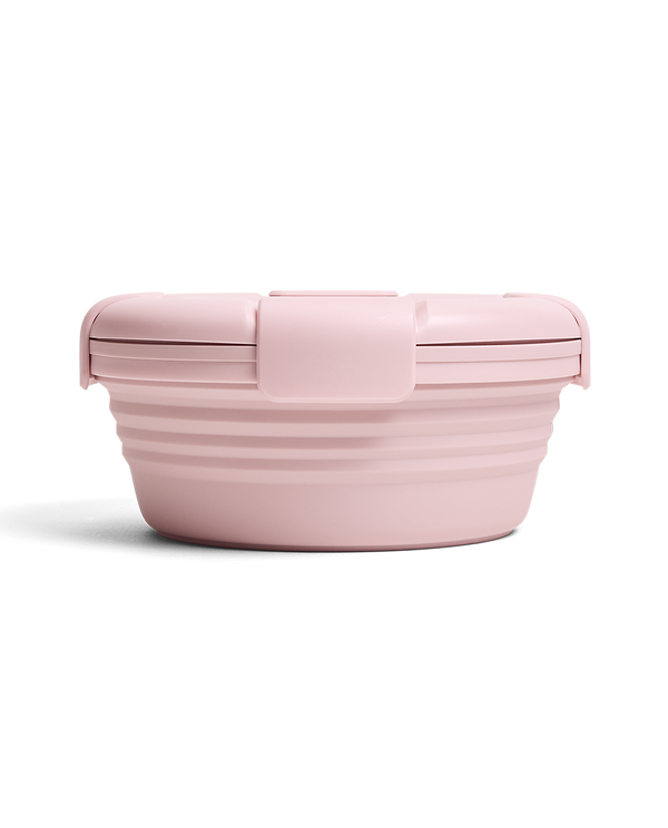Stojo Collapsible Reusable Bowl: Carnation Pink