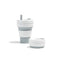Stojo Biggie 16oz Collapsible Reusable Cup: Dove Grey